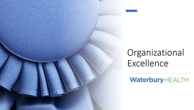Waterbury Health Organizational Excellence Award.JPG